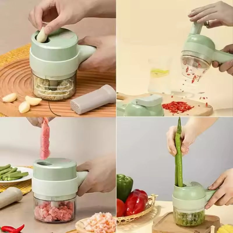 Cortador de Verduras Eléctrico de Mano
