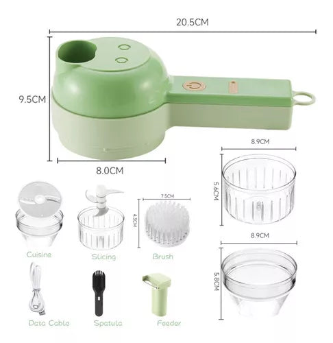 Cortador de Verduras Eléctrico de Mano